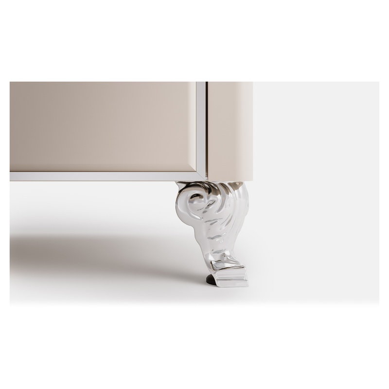 ILVE G4221208 Scroll Claw Leg (Sold by Individual Leg) (Chrome)