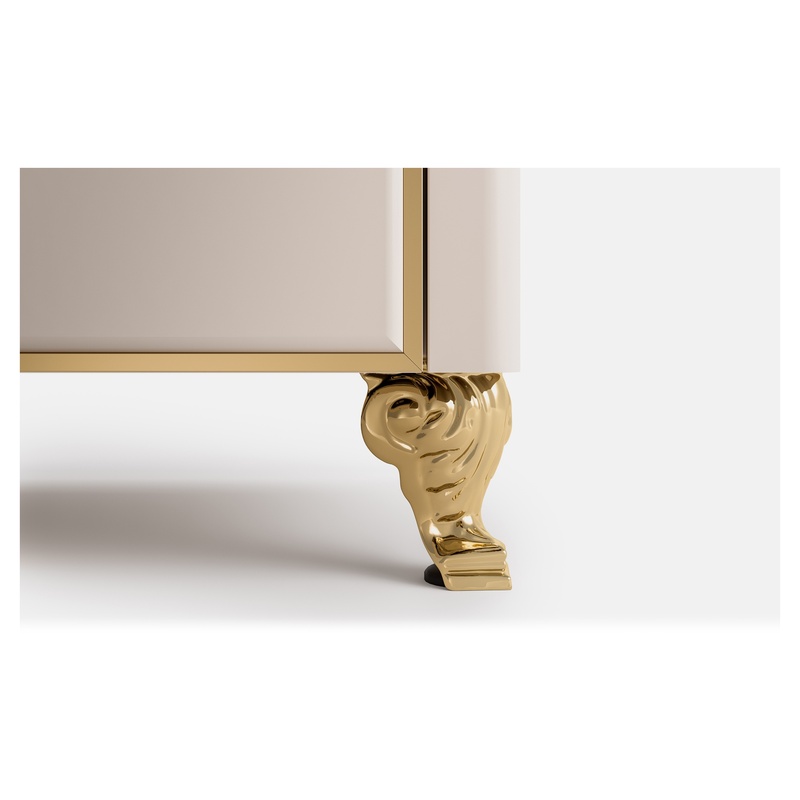 ILVE G4221216 Scroll Claw Leg (Sold by Individual Leg) (Brass)