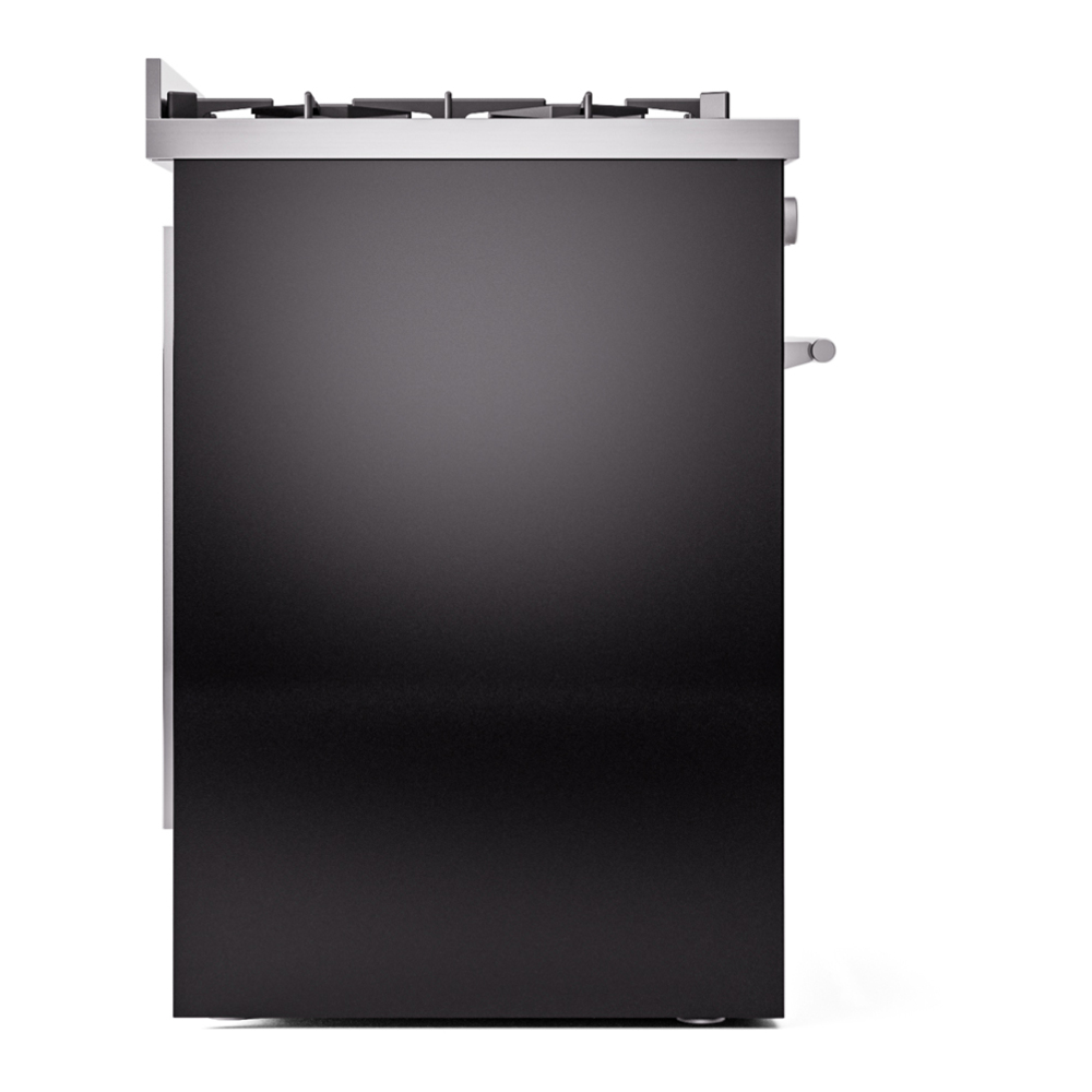 ILVE UP30WMPBK Professional Plus II 30" Dual Fuel Range, left side view