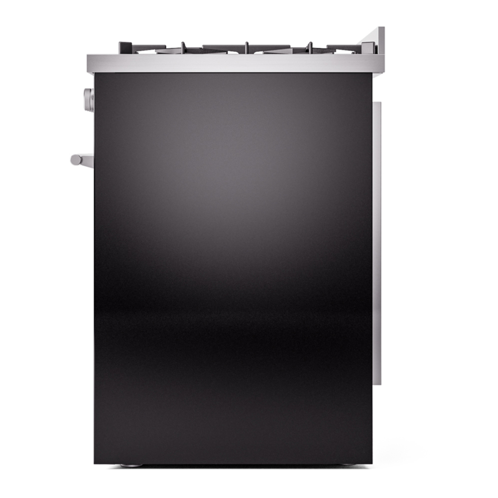 ILVE UP30WMPBK Professional Plus II 30" Dual Fuel Range, right side view