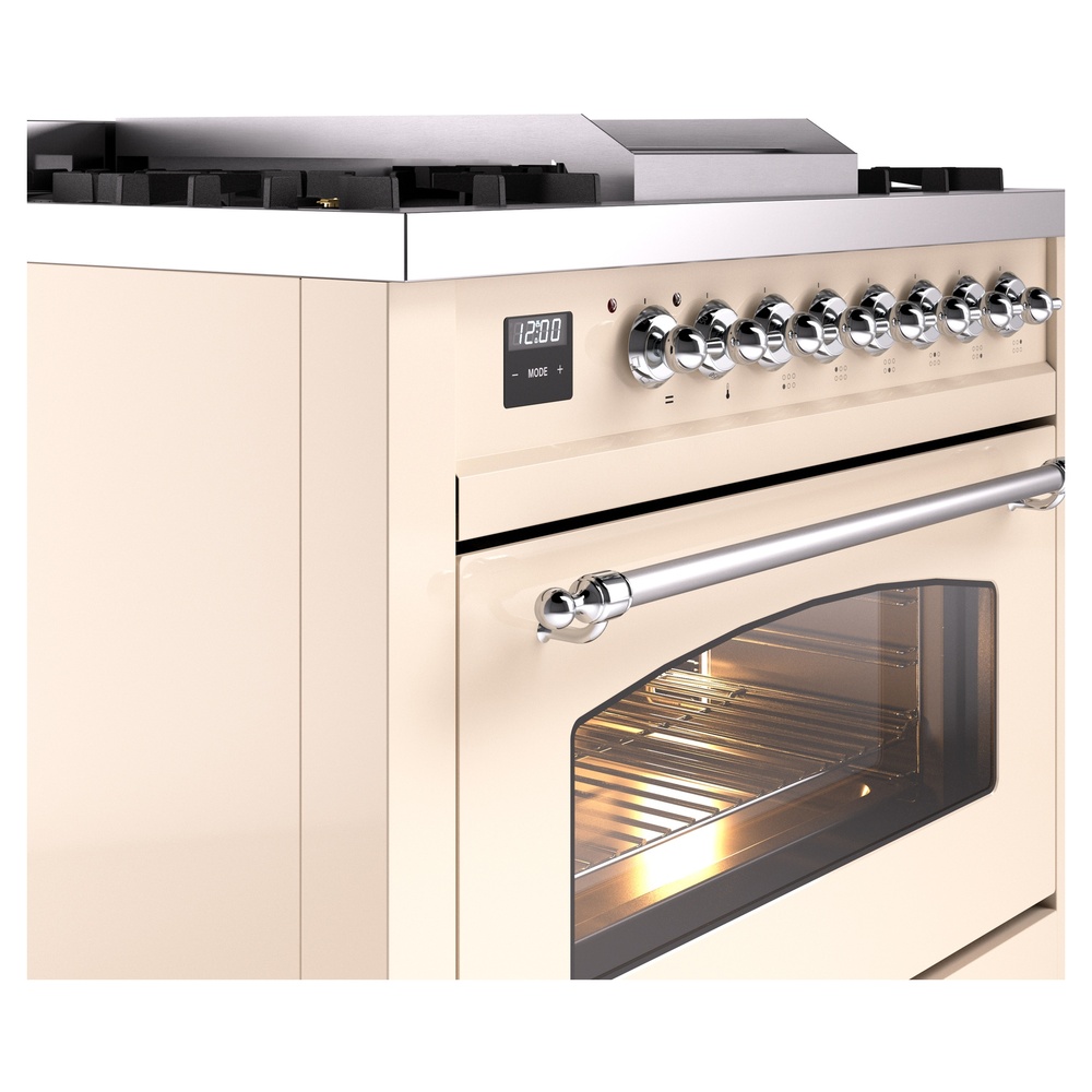 ILVE Nostalgie II 36" UP36FNMPAWC Dual Fuel Range details