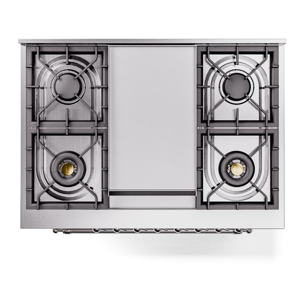 ILVE Nostalgie II 36" UP36FNMPAWC Dual Fuel Range top view