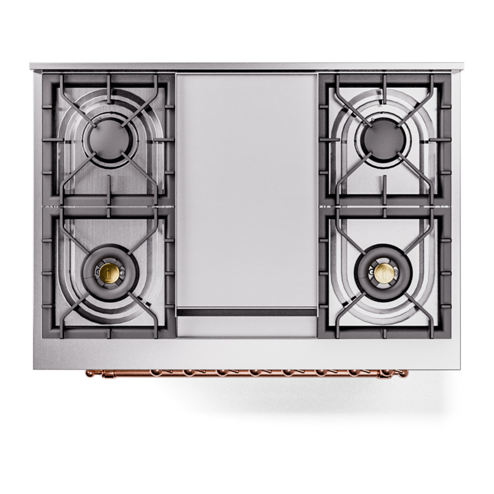 ILVE Nostalgie II 36" UP36FNMPAWPLP Dual Fuel Range top view