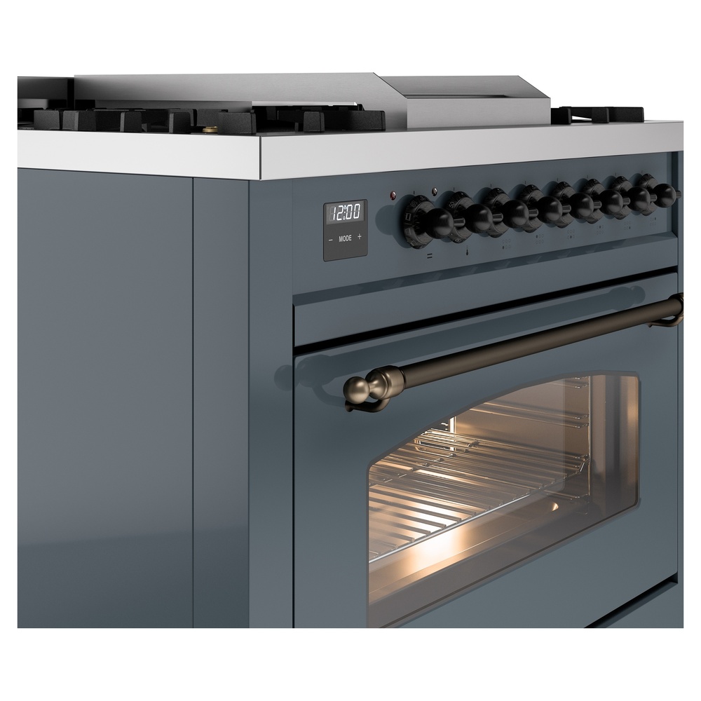 ILVE Nostalgie II 36" UP36FNMPBGBLP Dual Fuel Range details