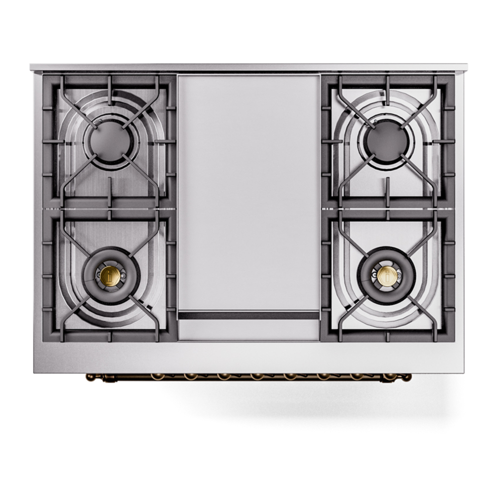 ILVE Nostalgie II 36" UP36FNMPBGBLP Dual Fuel Range top view