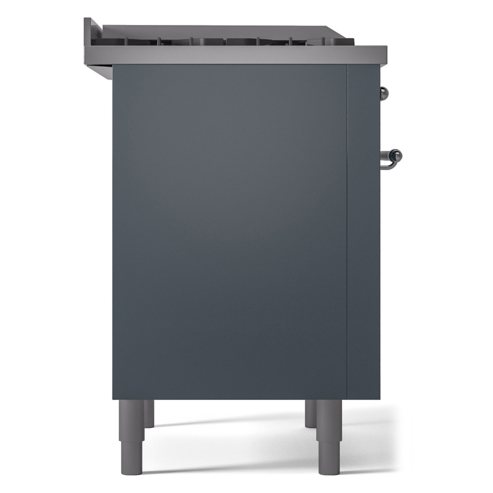 ILVE Nostalgie II 36" UP36FNMPBGCLP Dual Fuel Range left side