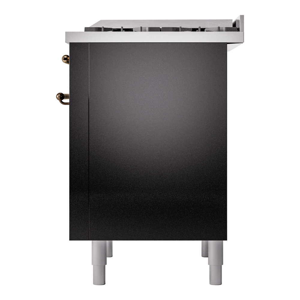 ILVE Nostalgie II 36" UP36FNMPBKB Dual Fuel Range right side