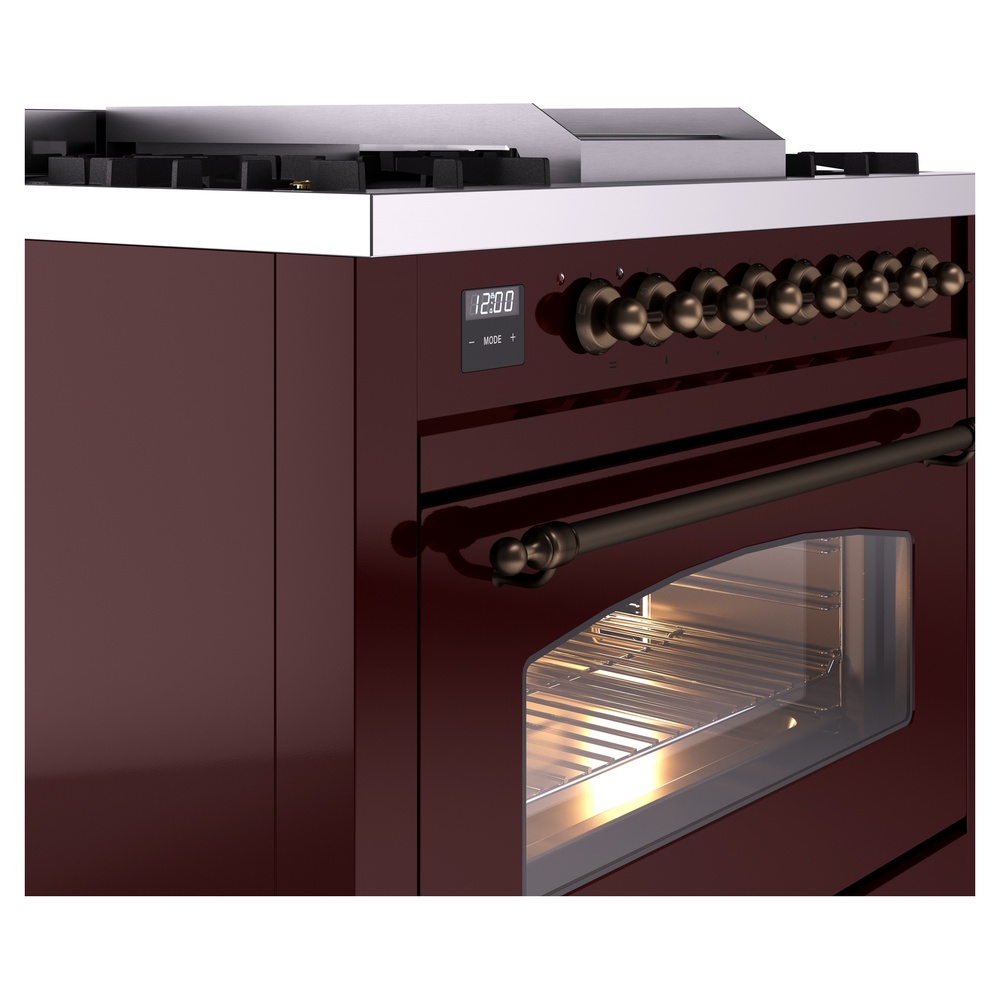 ILVE Nostalgie II 36" UP36FNMPBUBLP Dual Fuel Range details