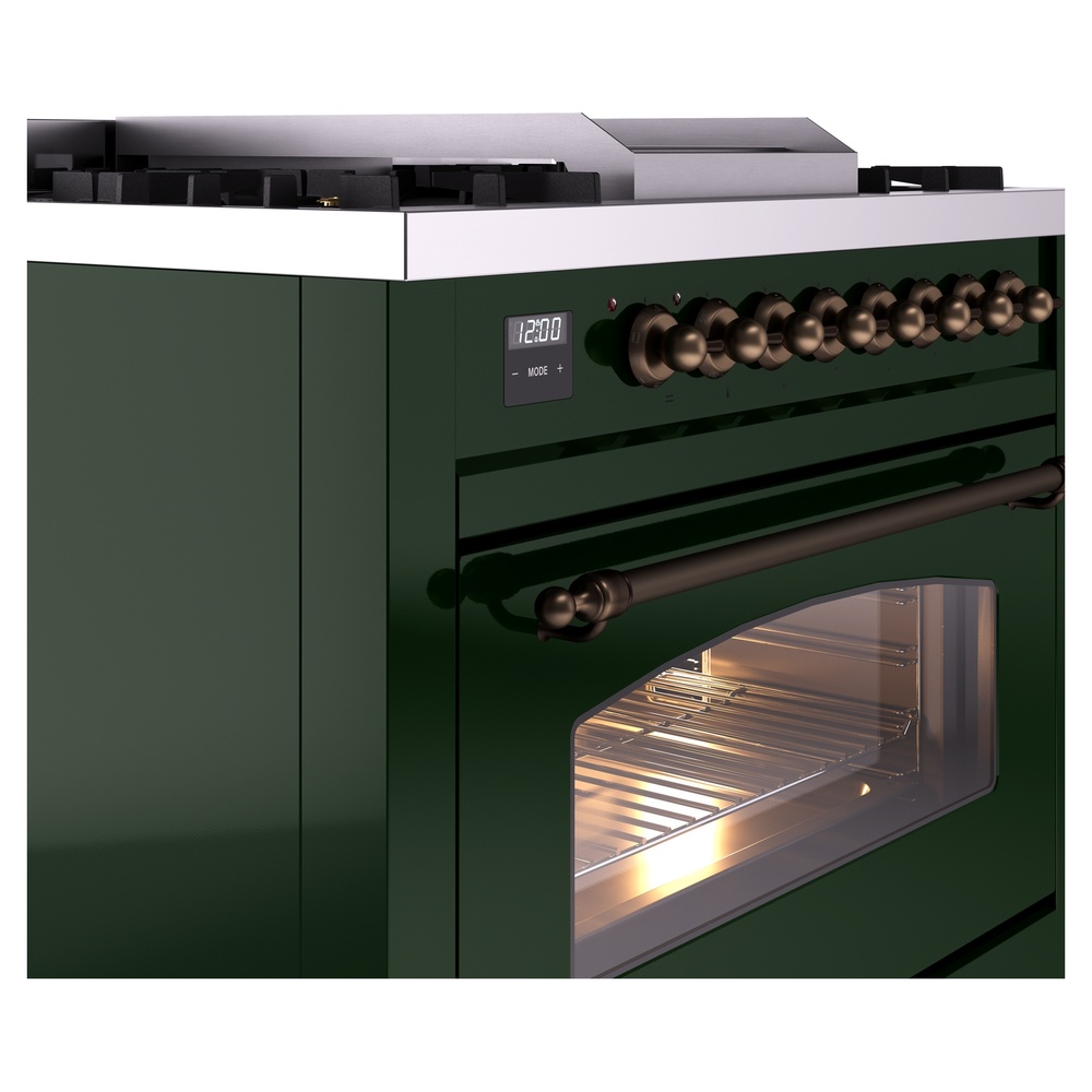 ILVE Nostalgie II 36" UP36FNMPEGBLP Dual Fuel Range details