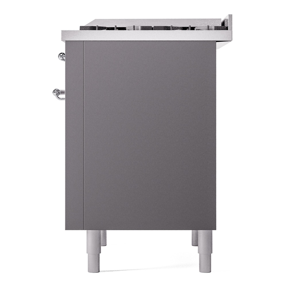 ILVE Nostalgie II 36" UP36FNMPMGCLP Dual Fuel Range right side