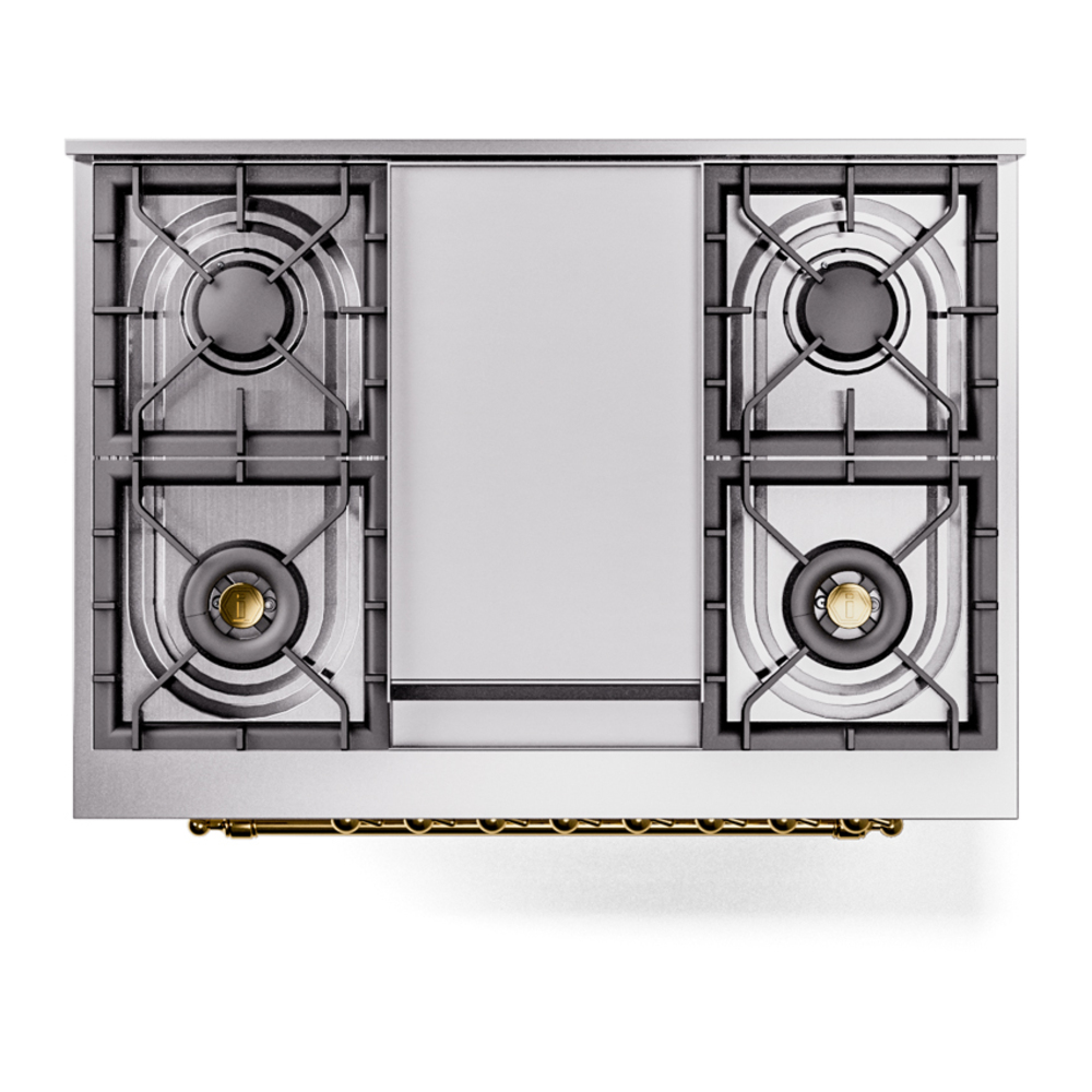 ILVE Nostalgie II 36" UP36FNMPMGGLP Dual Fuel Range top view