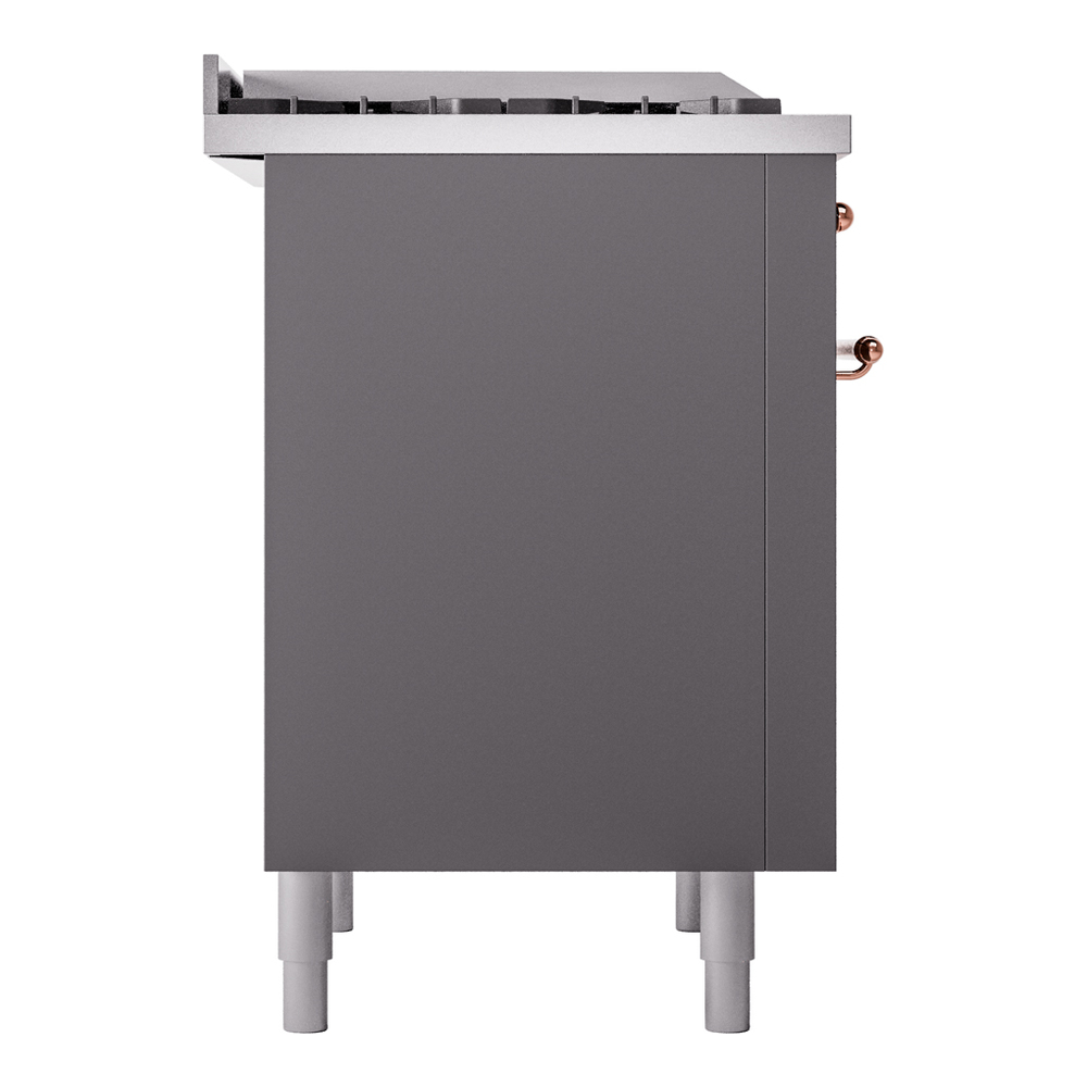 ILVE Nostalgie II 36" UP36FNMPMGP Dual Fuel Range left side