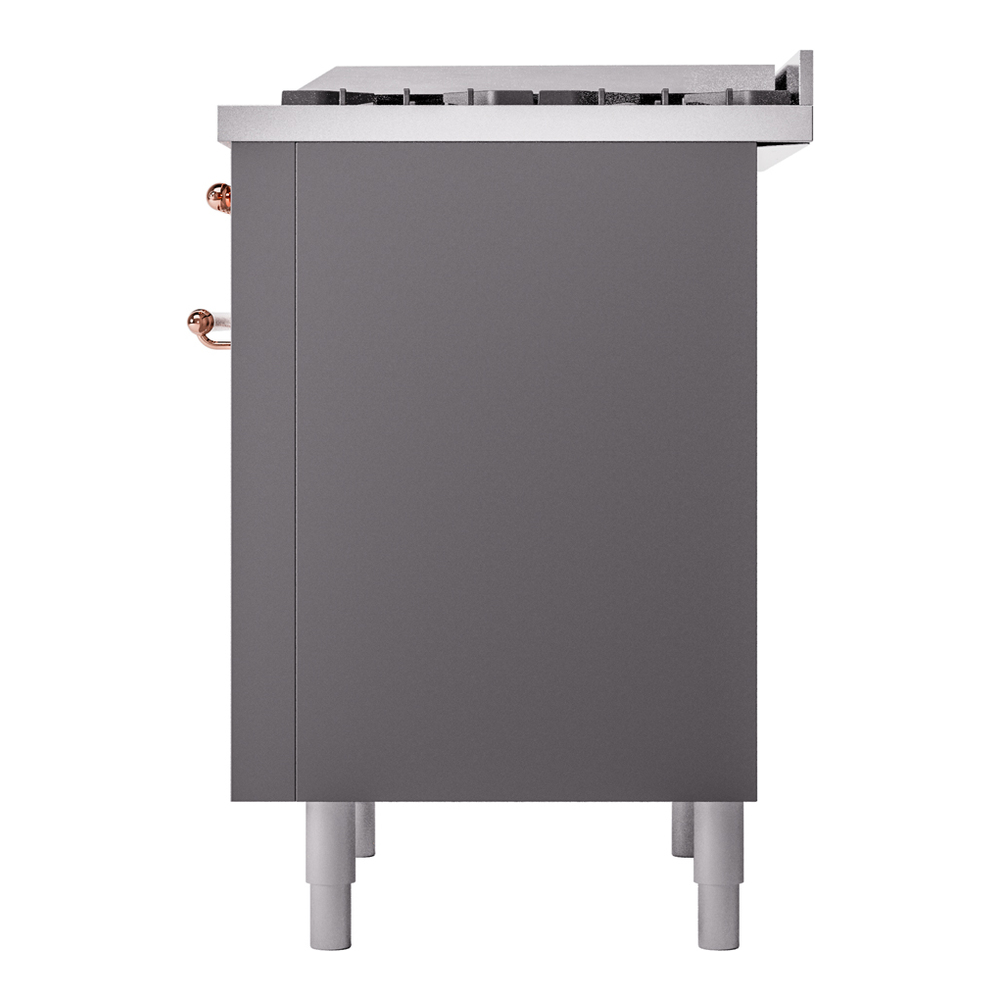 ILVE Nostalgie II 36" UP36FNMPMGP Dual Fuel Range right side