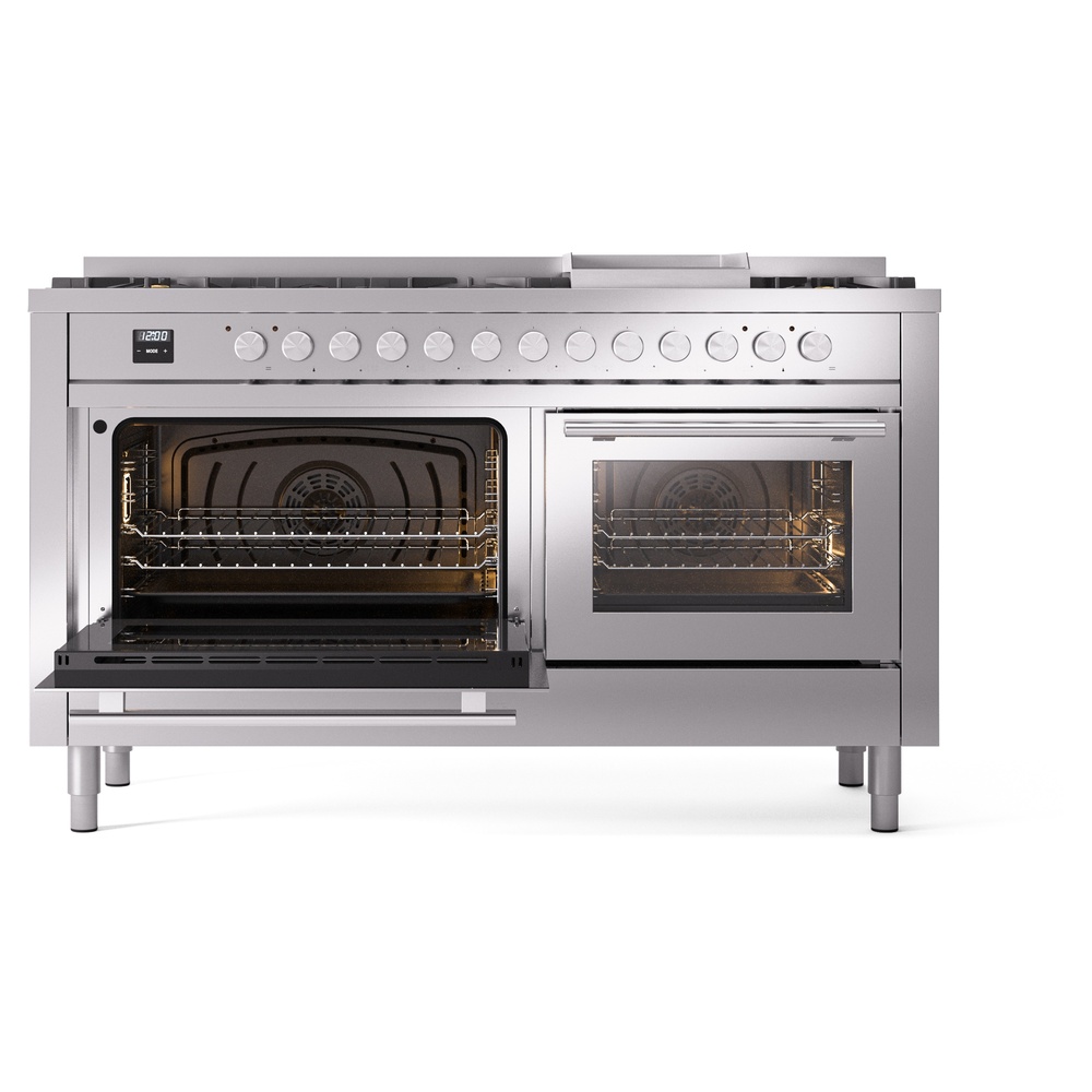 ILVE_UP60FWMPSS_Professional_Plus_II_main_oven_door_opened