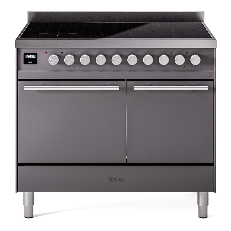 ILVE UPDI406QMPMG Professional Plus II 40 inch Induction Range  (Solid Door, Graphite Matte)