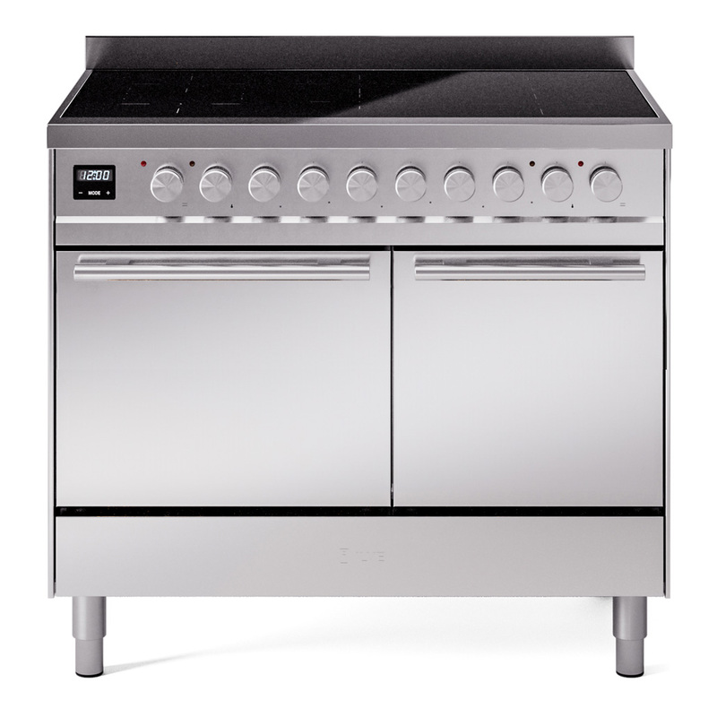 ILVE UPDI406QMPSS Professional Plus II 40 inch Induction Range  (Solid Door, Stainless Steel)