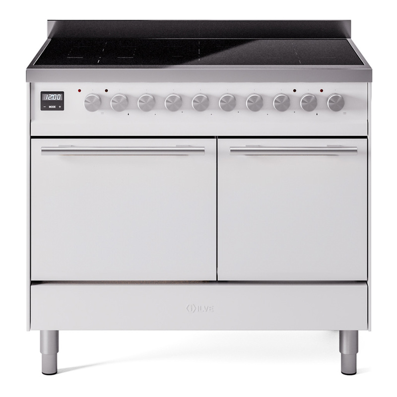 ILVE UPDI406QMPWH Professional Plus II 40 inch Induction Range  (Solid Door, White)