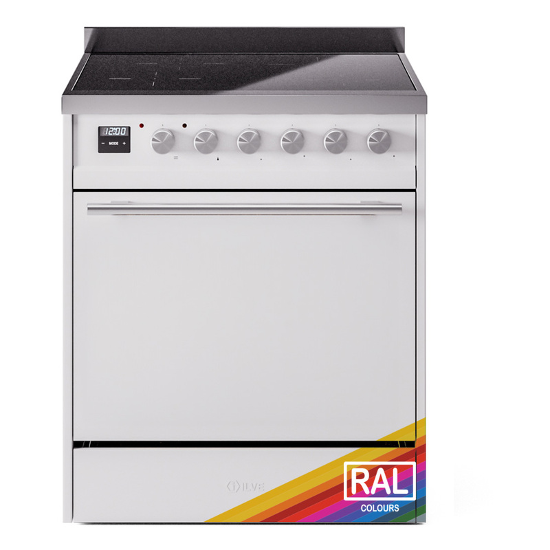 ILVE UPI304QMPRA Professional Plus II 30 inch Induction Range  (Solid Door, RAL)