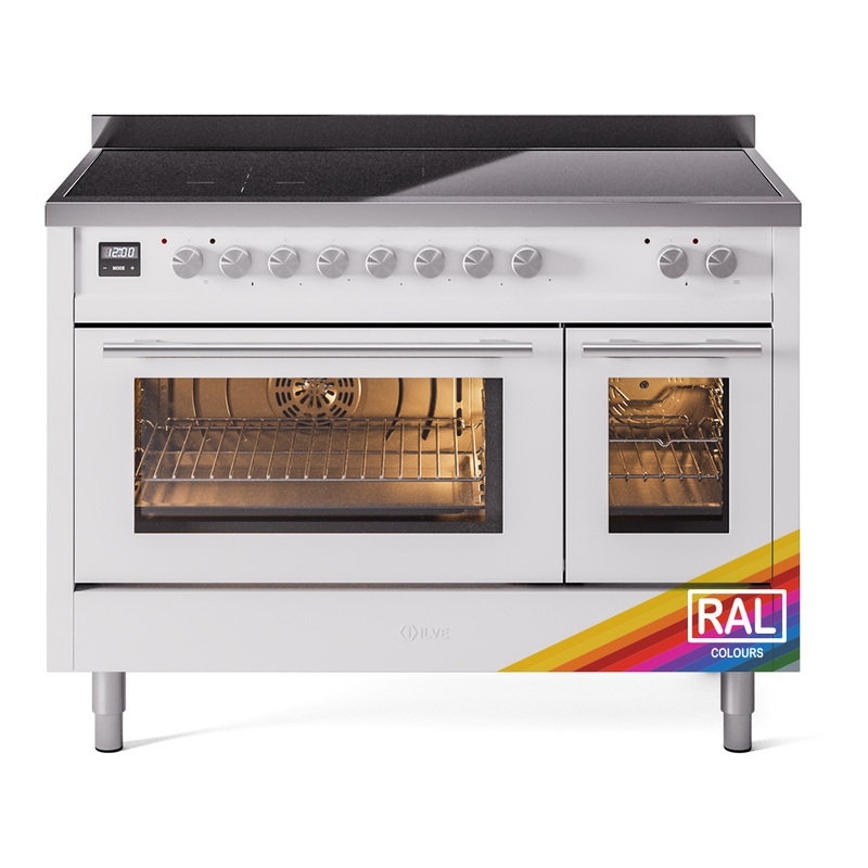 ILVE UPI486WMPRA Professional Plus II 48 inch Induction Range  (Triple Glass Door, RAL)