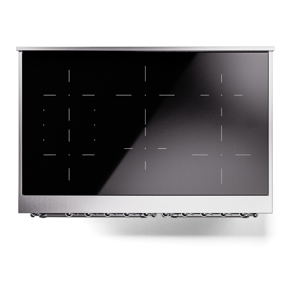 ILVE UPDI406NMPBKC Nostalgie II 40" Induction Range, top view