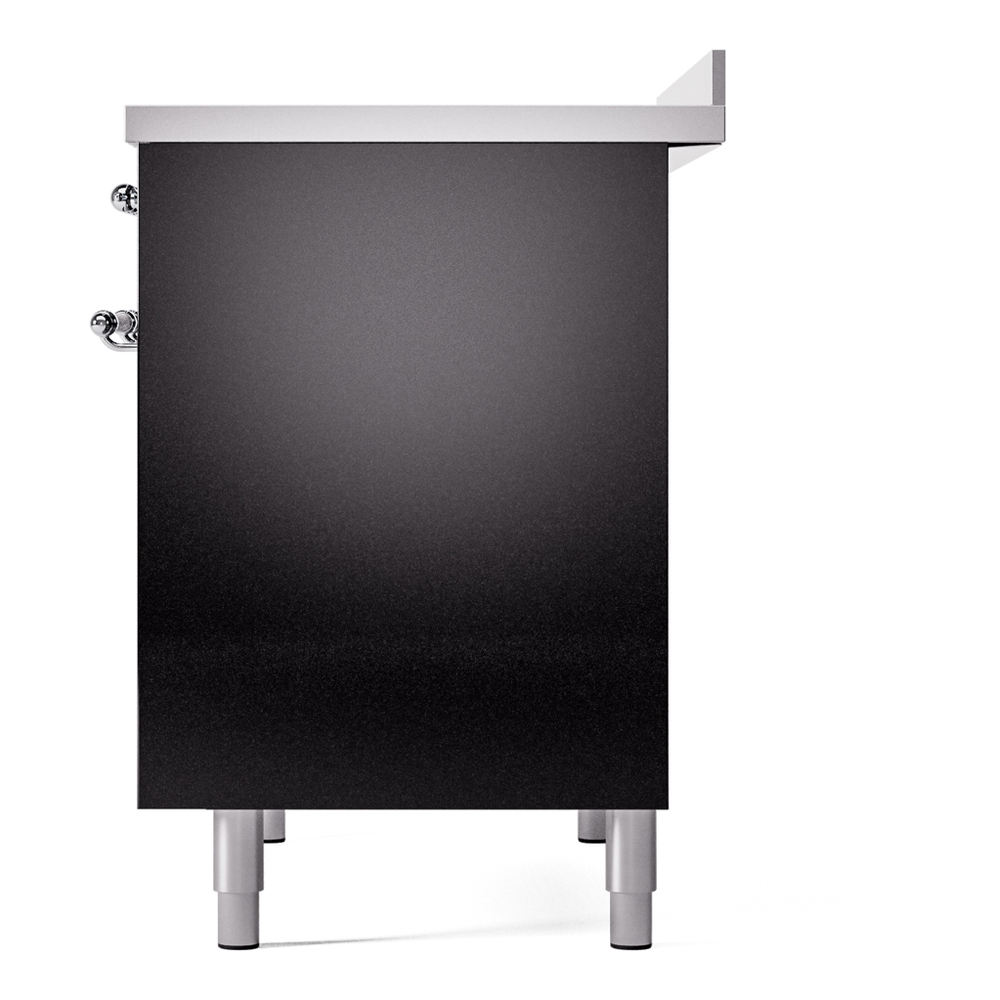 ILVE UPDI406NMPBKC Nostalgie II 40" Induction Range, right side view