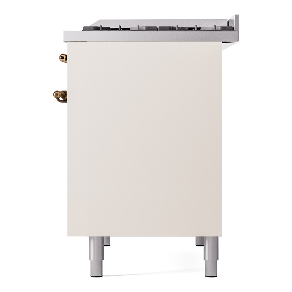 ILVE UPD40FNMPAWB Nostalgie II 40" Dual Fuel Range, right side view