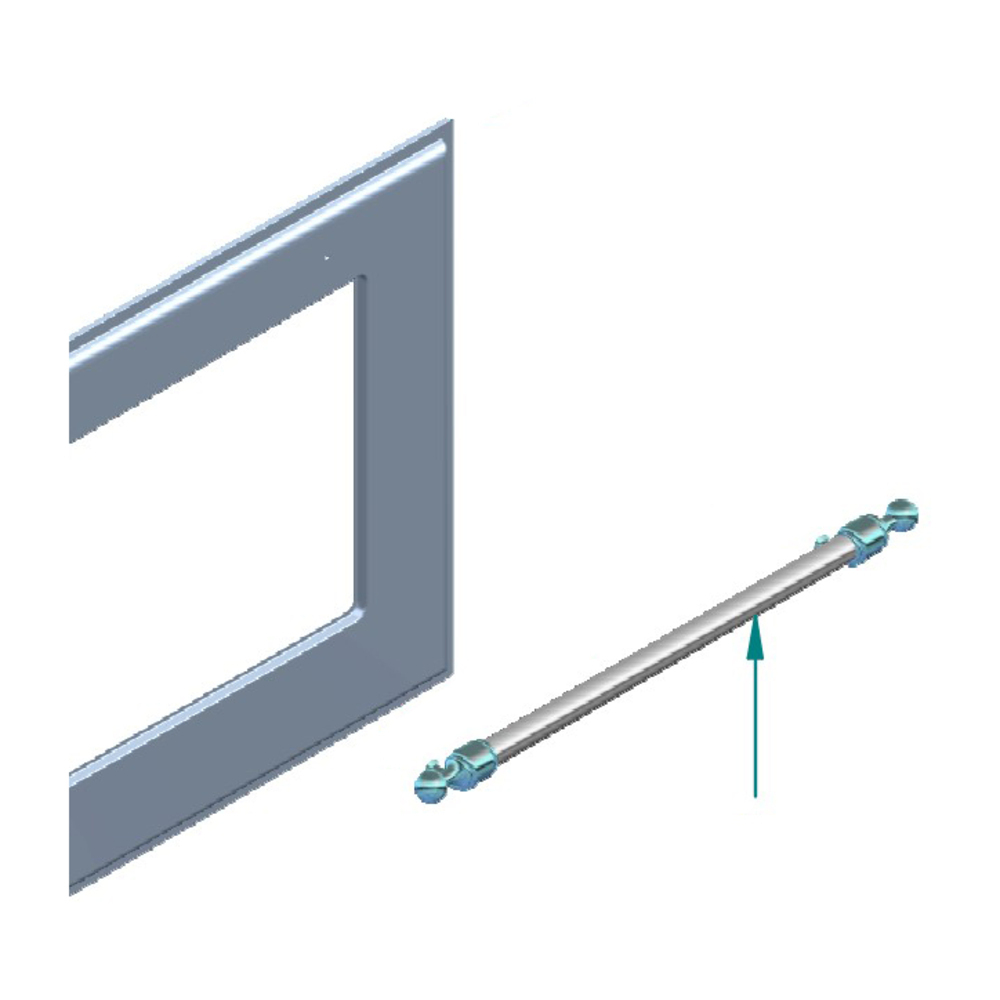 ILVE Parts EA4270009000020 Majestic Copper Handle for UOV 60 and UOV 76 Ovens