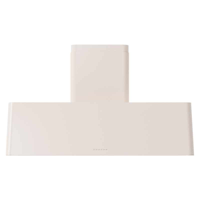 ILVE UAG48AW Nostalgie 48 inch Range Hood with 850 CFM, 3 Speed + Intensive, Front LED Light Bar (Antique White)