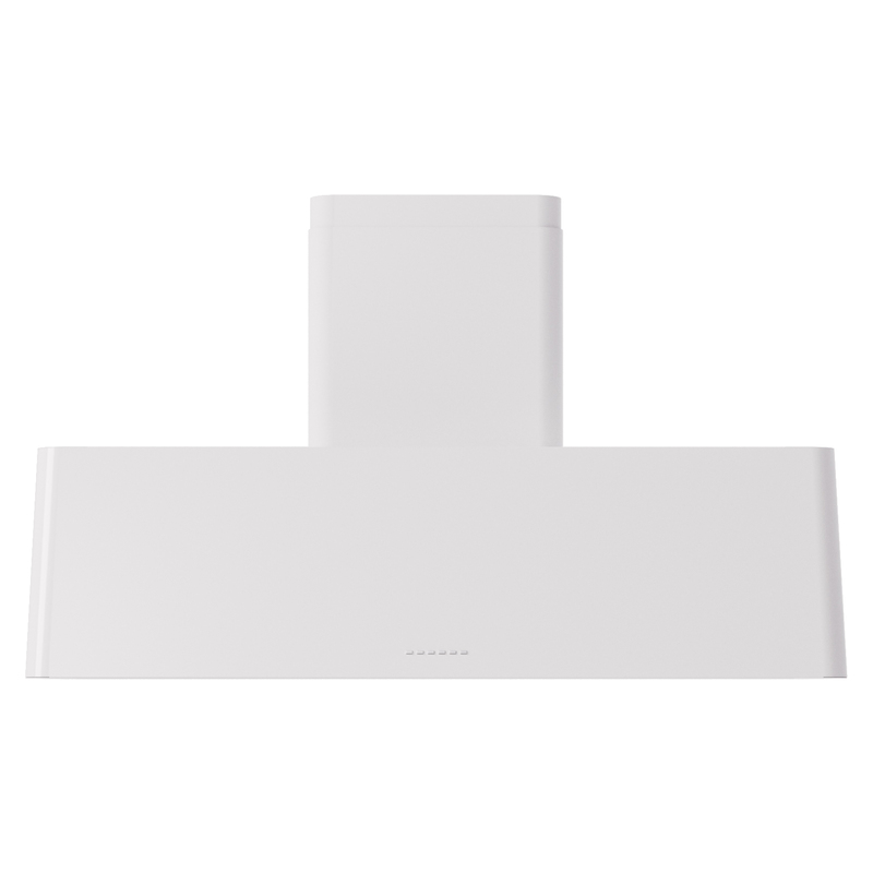ILVE UAG48WH Nostalgie 48 inch Range Hood with 850 CFM, 3 Speed + Intensive, Front LED Light Bar (White)