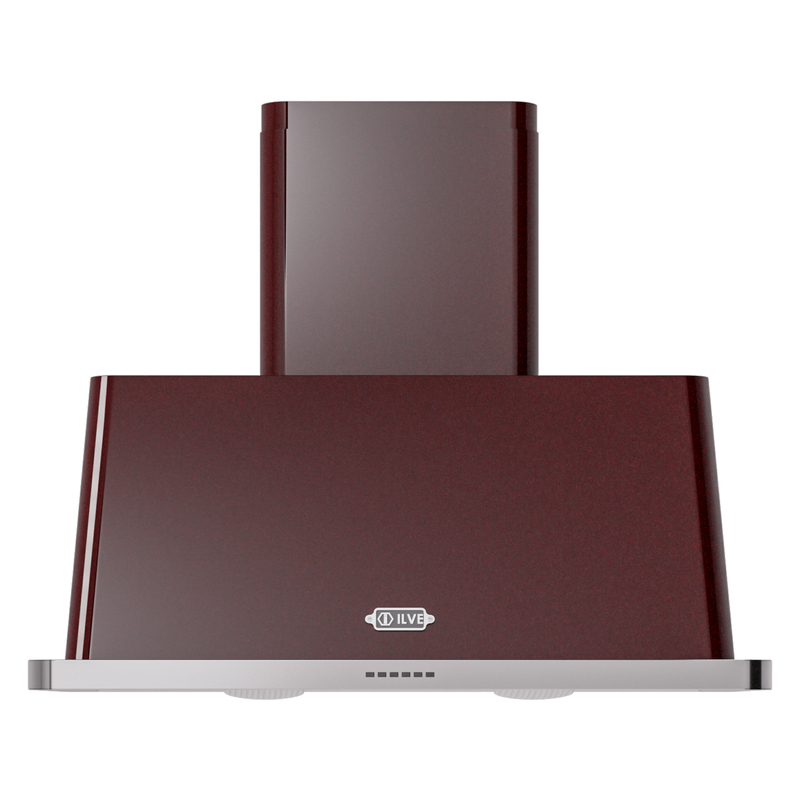 ILVE UAM100BU Majestic 40 inch Range Hood (Burgundy)