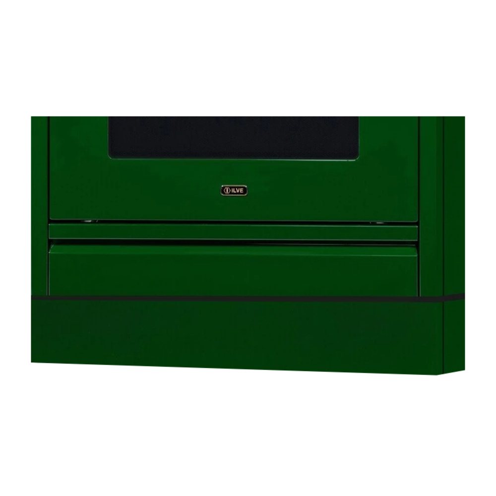 ILVE APZ120140VS 48 inch Nostalgie/Professional Plus Toe Kick (5 1/2 inch h.) (Emerald Green)