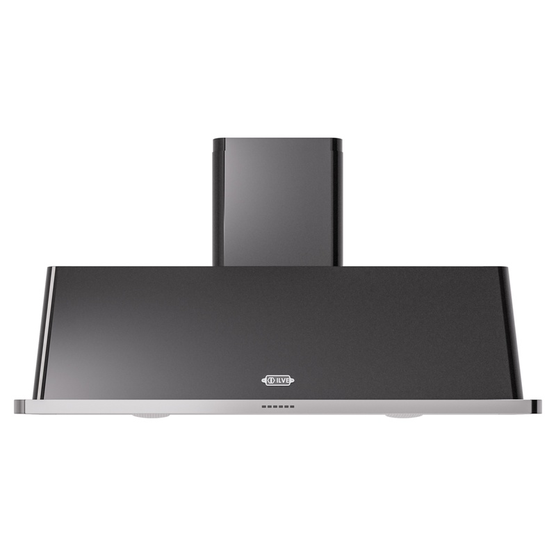 ILVE UAM150BK Majestic 60 inch Range Hood (Glossy Black)