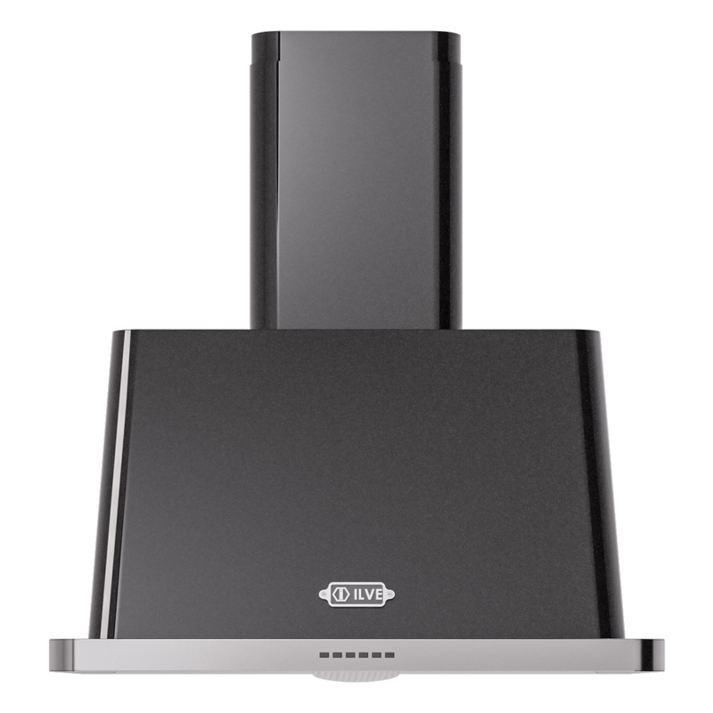 ILVE UAM76BK Majestic 30 inch Range Hood (Glossy Black)
