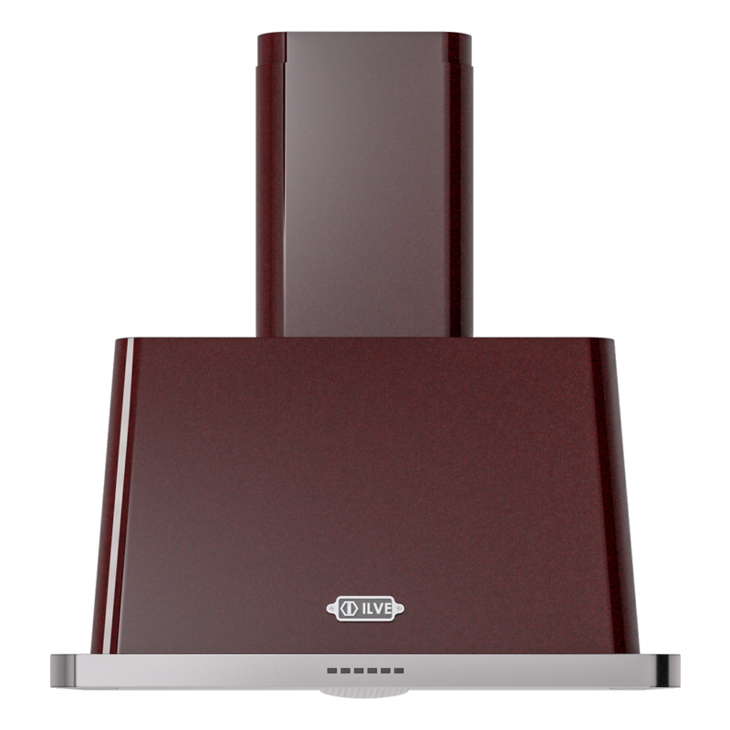 ILVE UAM76BU Majestic 30 inch Range Hood (Burgundy)