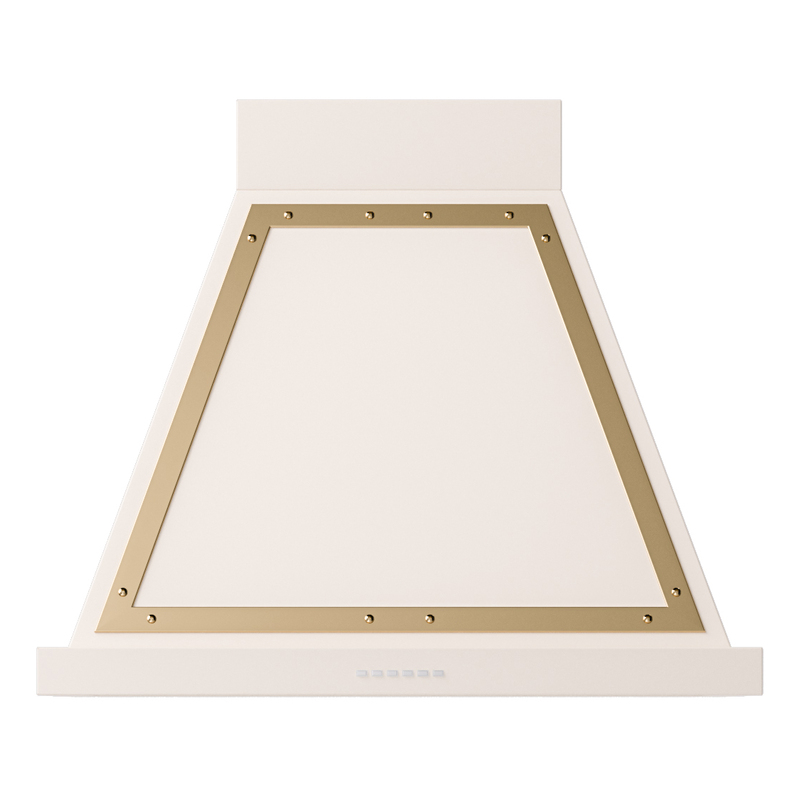 ILVE UANB30AWG Nostalgie Noblesse 30 inch Range Hood (Antique White, Brass)