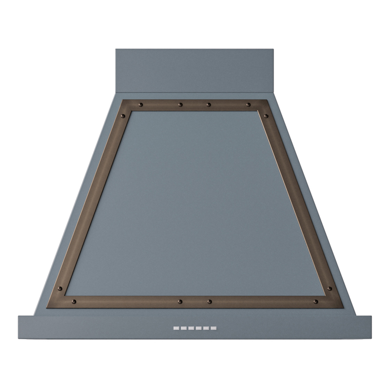 ILVE UANB30BGB Nostalgie Noblesse 30 inch Range Hood (Blue Grey, Burnished)