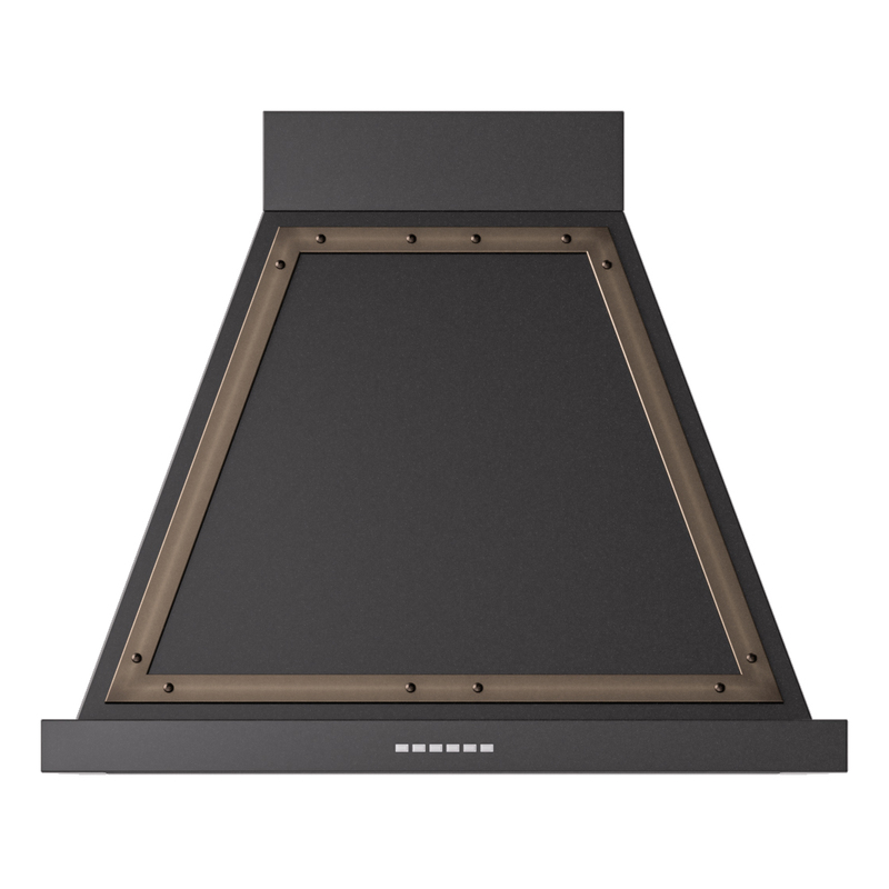 ILVE UANB30BKB Nostalgie Noblesse 30 inch Range Hood (Glossy Black, Burnished)