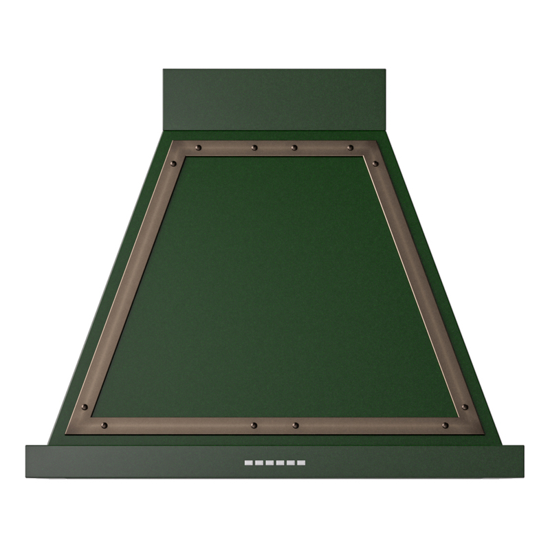ILVE UANB30EGB Nostalgie Noblesse 30 inch Range Hood (Emerald Green, Burnished)