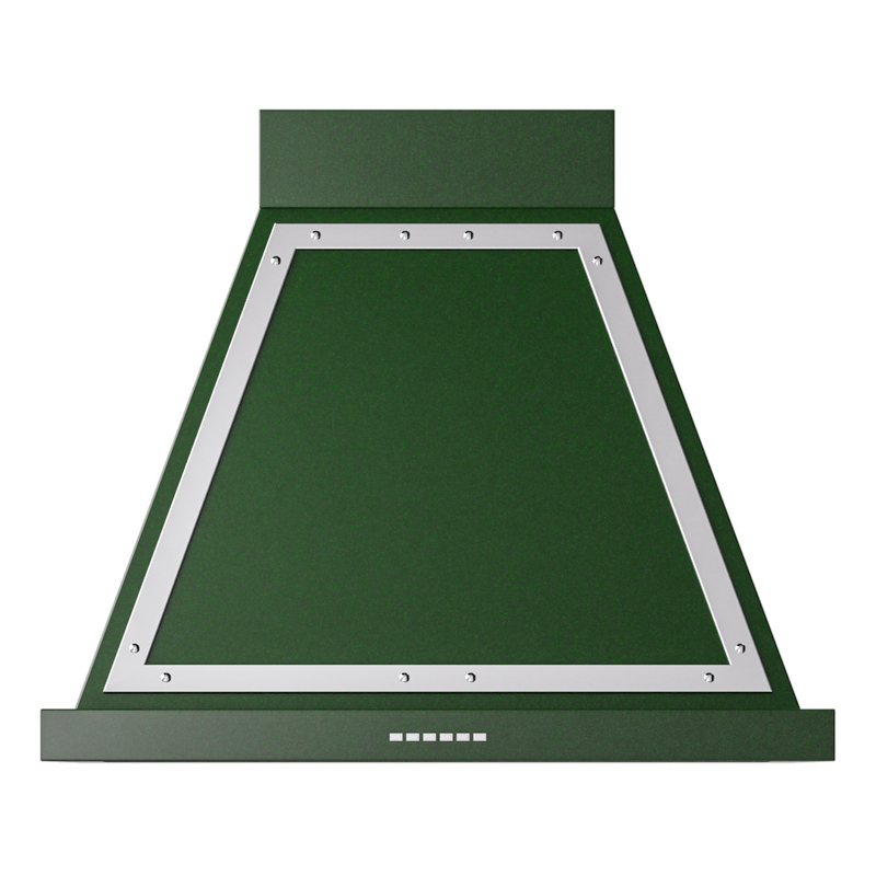 ILVE UANB30EGC Nostalgie Noblesse 30 inch Range Hood (Emerald Green, Chrome)