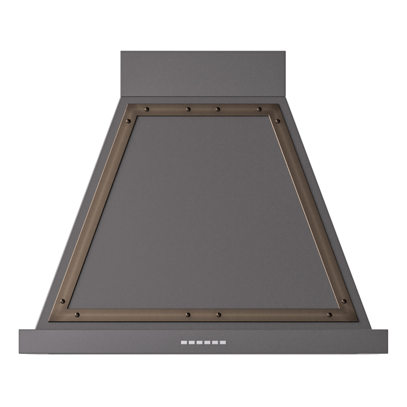 ILVE UANB30MGB Nostalgie Noblesse 30 inch Range Hood (Graphite Matte, Burnished)