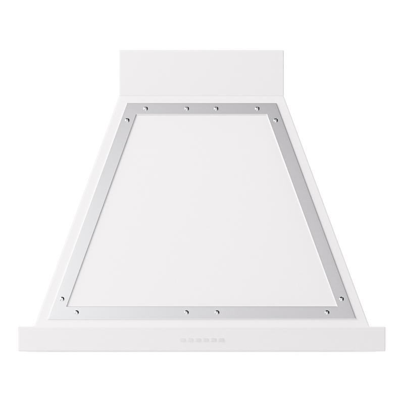 ILVE UANB30WHC Nostalgie Noblesse 30 inch Range Hood (White, Chrome)