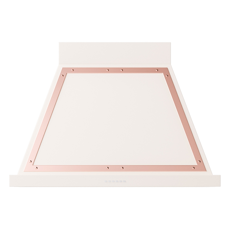 ILVE UANB36AWP Nostalgie Noblesse 36 inch Range Hood (Antique White, Copper)