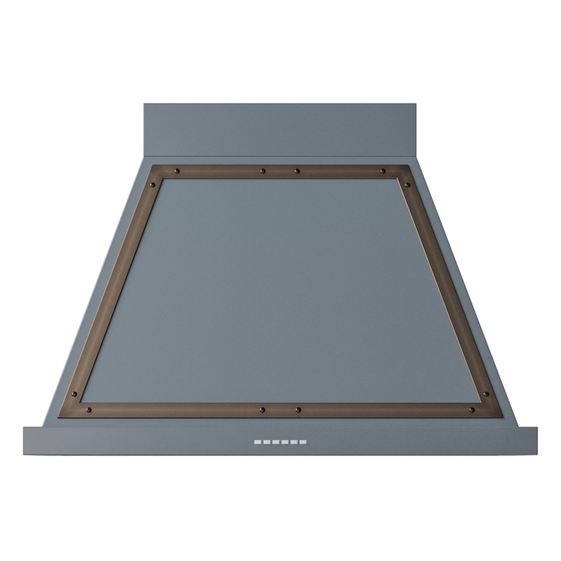 ILVE UANB36BGB Nostalgie Noblesse 36 inch Range Hood (Blue Grey, Burnished)