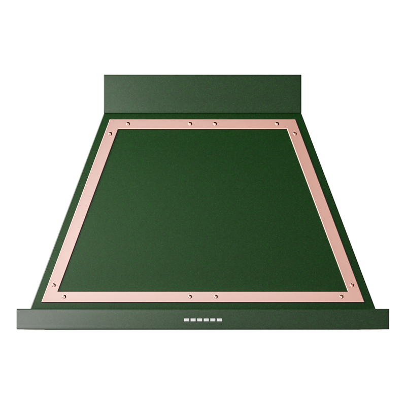 ILVE UANB36EGP Nostalgie Noblesse 36 inch Range Hood (Emerald Green, Copper)