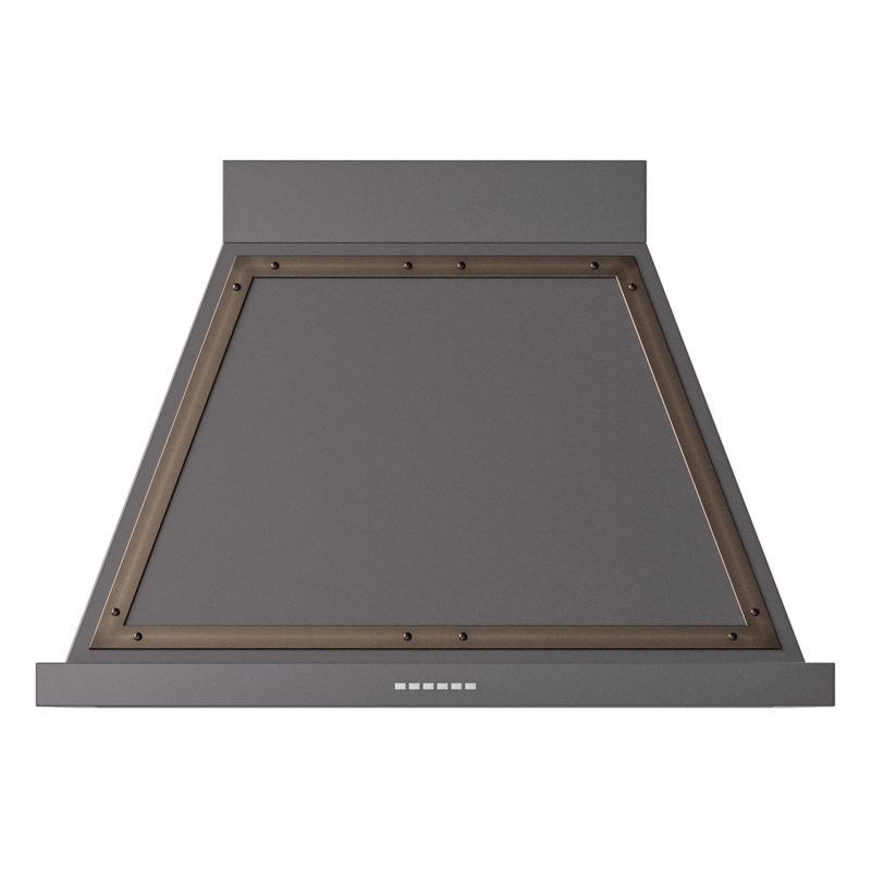 ILVE UANB36MGB Nostalgie Noblesse 36 inch Range Hood (Graphite Matte, Burnished)