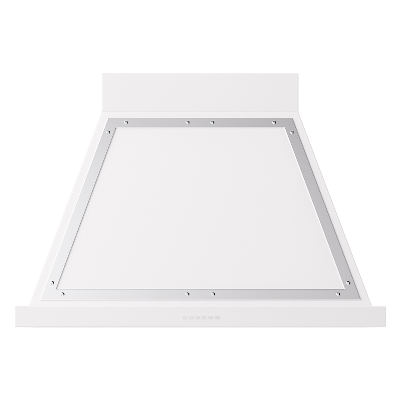ILVE UANB36WHC Nostalgie Noblesse 36 inch Range Hood (White, Chrome)