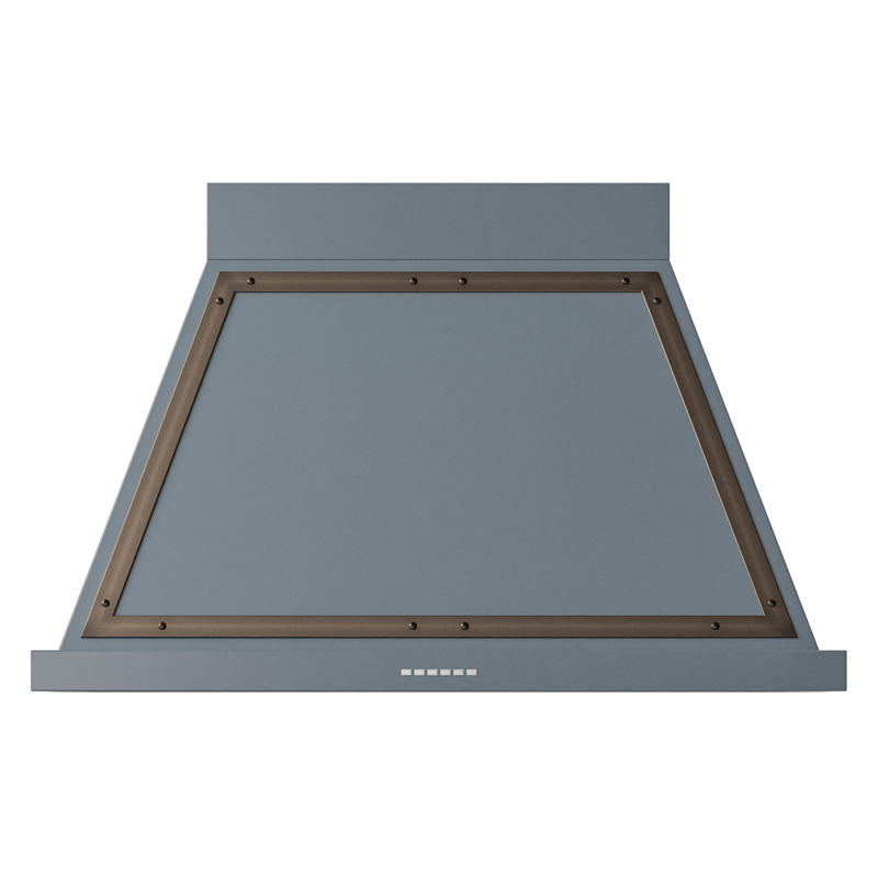 ILVE UANB40BGB Nostalgie Noblesse 40 inch Range Hood (Blue Grey, Burnished)