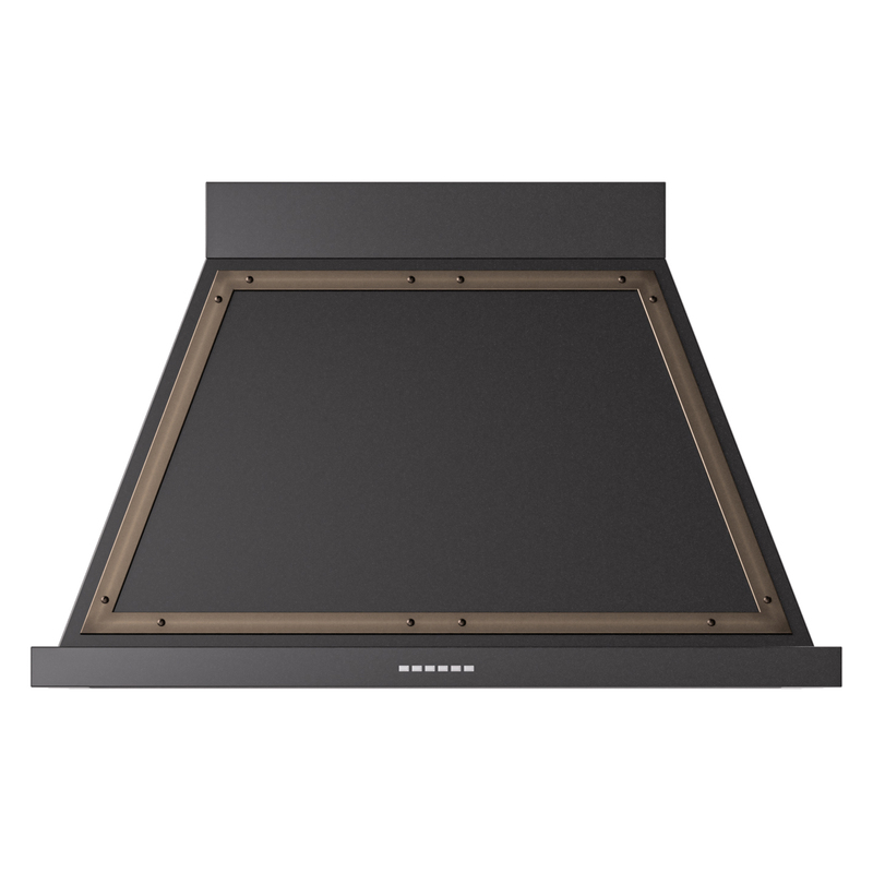 ILVE UANB40BKB Nostalgie Noblesse 40 inch Range Hood (Glossy Black, Burnished)