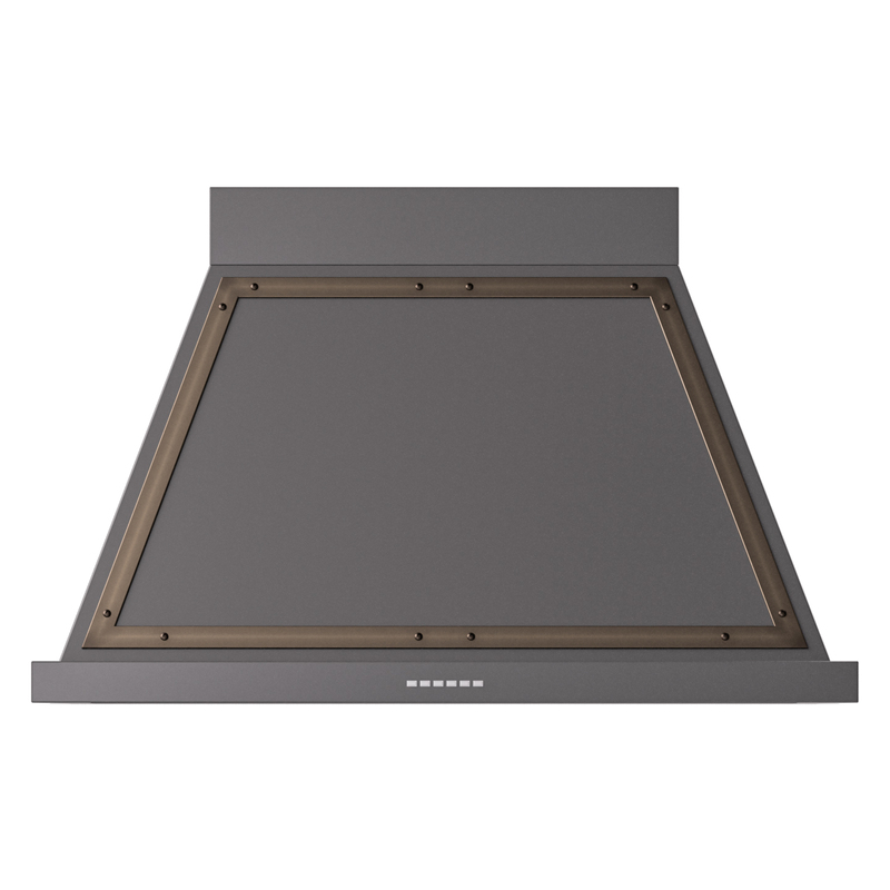 ILVE UANB40MGB Nostalgie Noblesse 40 inch Range Hood (Graphite Matte, Burnished)
