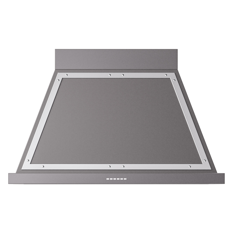 ILVE UANB40MGC Nostalgie Noblesse 40 inch Range Hood (Graphite Matte, Chrome)